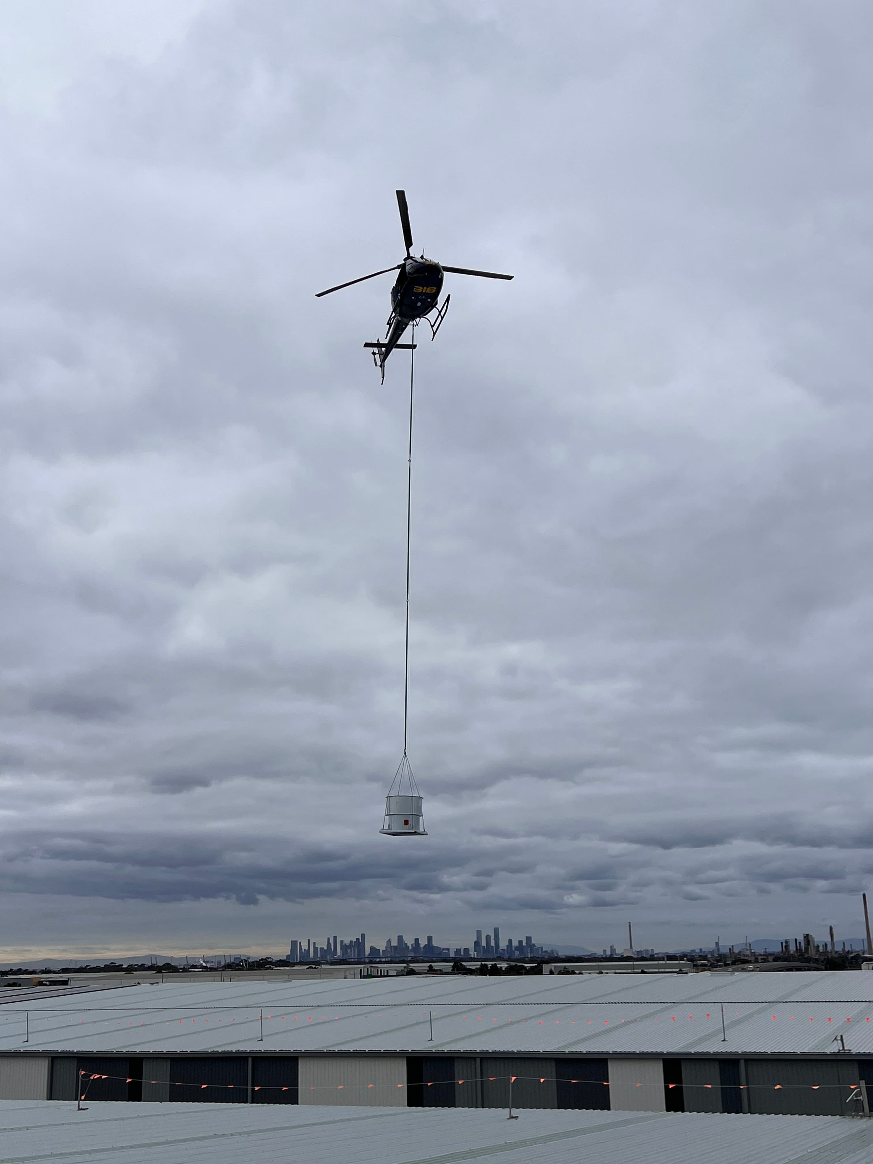 Air conditioning unites outside